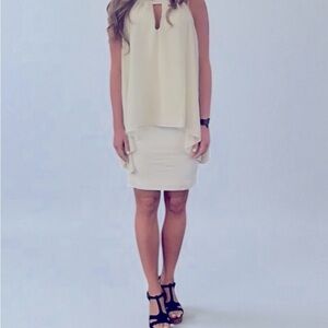 NWT- VENUS Mint Colored Overlay Layered Midi Women's Dress - Size 1X